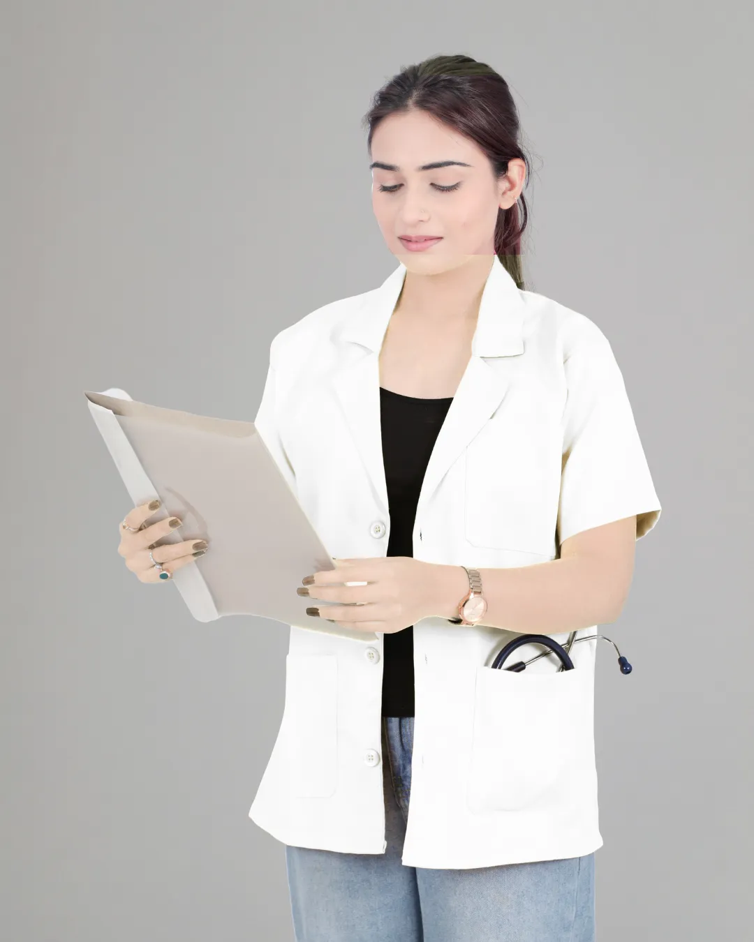 HealthLine Pink Professional Coat