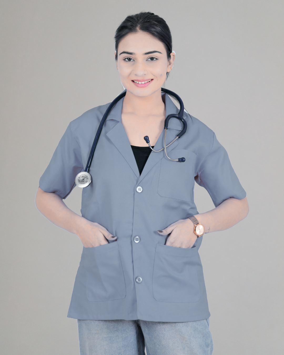 HealthLine Pink Professional Coat