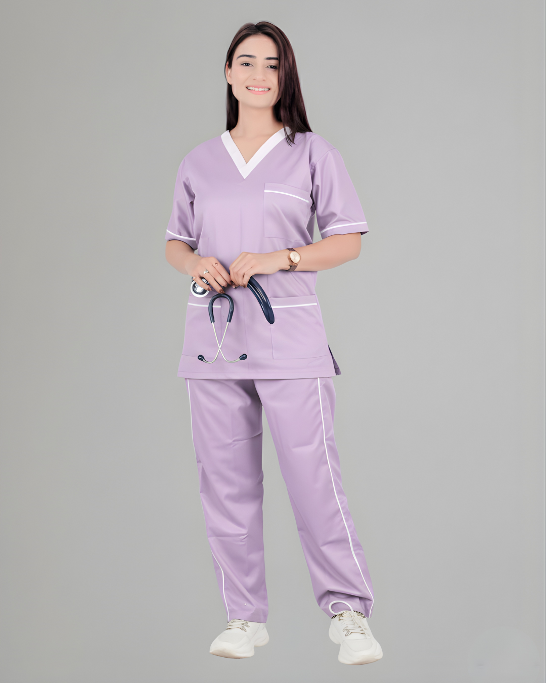 MedMaroon Scrub Set
